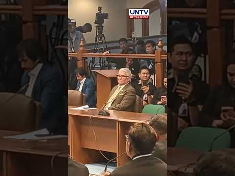 Counsel ni Zaldy Co na si Atty. Ruy Alberto Rondain, present sa Senate Blue Ribbon Committee hearing thumbnail