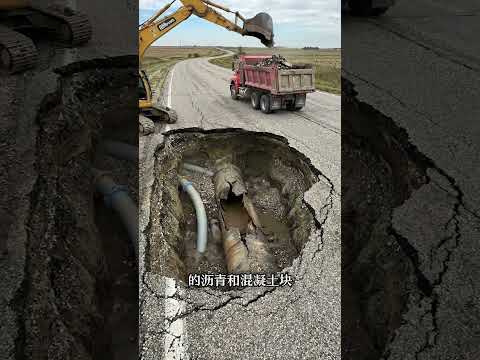 守護沿河公路，鋼板樁硬核加強抵禦水流衝擊！#shorts | #紀錄片 #有趣  #creative thumbnail