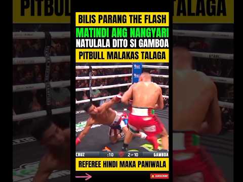 PITBULL BINULAGA SI GAMBOA!  MATINDI ANG NANGYARI BAGSAK SI GAMBOA! thumbnail