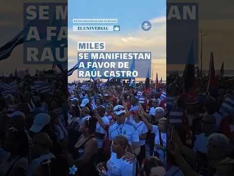 Miles protestan en Cuba por acusación de EU contra Raúl Castro #shorts thumbnail