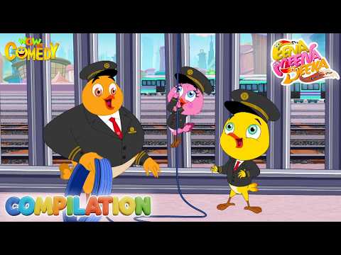 Fox vs Chicks Comedy ? 126 | Ding Dong Bel - Eena meena Deeka | Nonstop Funny Chase Cartoon thumbnail