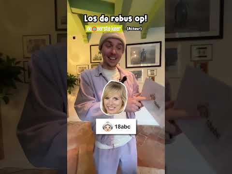 Deze rebus is ONMOGELIJK. ? #DeEersteKeer thumbnail