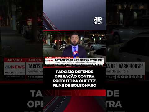 Tarcísio defende operação contra produtora que fez filme de Bolsonaro #Shorts thumbnail
