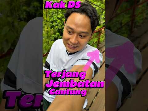Kak DS terjang Jembatan gantung #comedy #minivlog #anakdesa #jembatan #mistis thumbnail