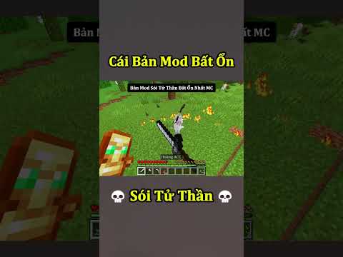 Khi Tôi Chơi Bản Mod Sói Tử Thần Bất Ổn Trong Minecraft 🤣 #shorts thumbnail