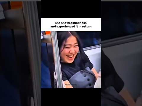 She showed kindness and experienced it in return #shortfeed #fy thumbnail