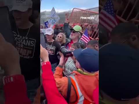 ICE supporters CONFRONT agitators at New Jersey detention center #foxnews #news #us #fox thumbnail