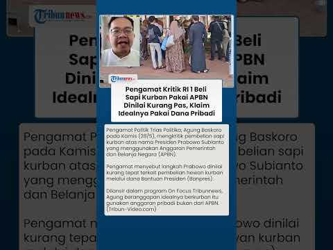 Pengamat Kritik Prabowo seusai Beli Sapi Kurban Ratusan Miliar Pakai APBN, Dinilai Tidak Tepat thumbnail
