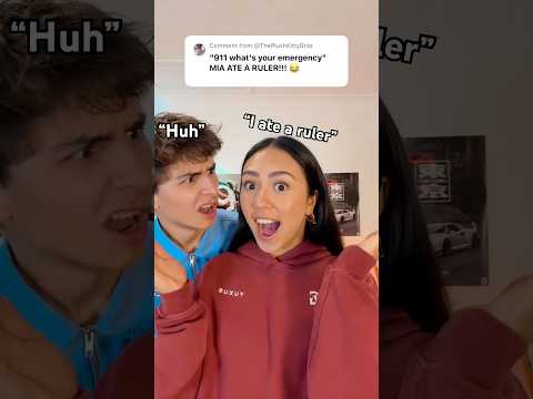 WHO WANTS THE BTS? 🤔🤣 SUBSCRIBE FOR 7 YEARS OF GOOD LUCK! 🍀😅 | Cadel and Mia #funny #couple thumbnail