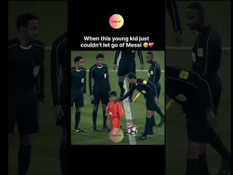 When this young kid just couldn't let go of Messi 🥹❤️‍🩹 thumbnail