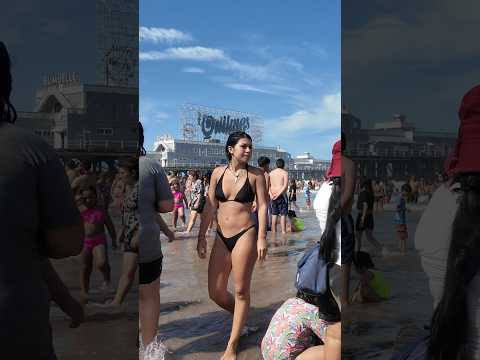 🇦🇷 Mar del Plata Beach on a Hot Summer Day thumbnail