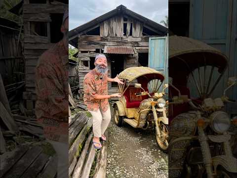 orang kaya punya motor keren, orang miskin punya becak butut ! thumbnail