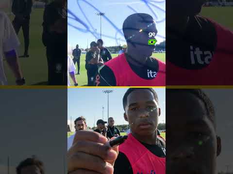 ENDRICK ASSINOU A LENTE DA CÂMERA | #shorts | ge.globo thumbnail