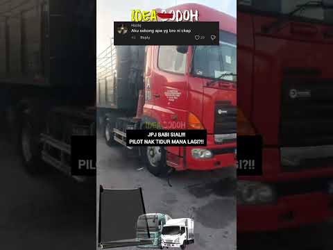 RAMAI DRIVER LORI MAKl H4MUN JPJ SAMAN "TAK BAGI LORI TlDUR TEPI HIGHWAY" thumbnail