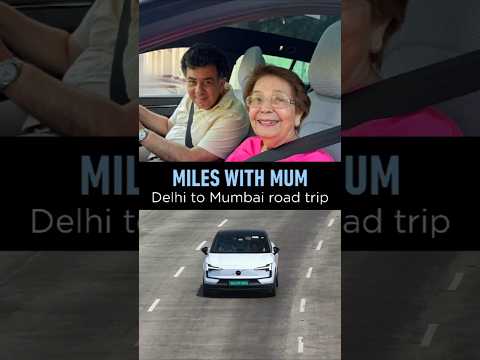 Delhi to Mumbai road trip with a 91 year old mother #shorts thumbnail