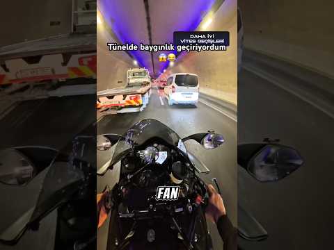 Tünelde motorla mahsur kalıyordum 😱😂 #shorts #viral #keşfet #motovlog #tiktok #reels #fyp #yamaha thumbnail
