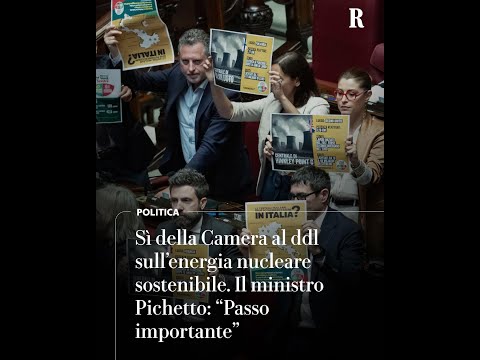 Nucleare, sì della Camera al ddl sui PICCOLI REATTORI. Pichetto: “Passo importante” thumbnail
