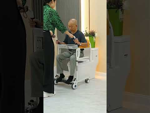 Elderly Patient Transfer Lift Handicapped Wheelchair ? Every caregiver needs to know this exists. thumbnail