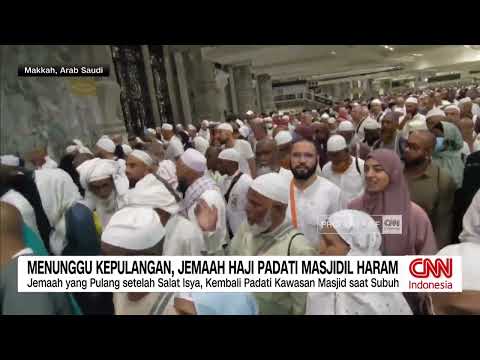 Menunggu Kepulangan, Jemaah Haji Padati Masjidil haram thumbnail