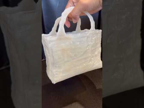 ボンドでバッグ作ってみた #shorts #おもしろ動画 #やってみた thumbnail