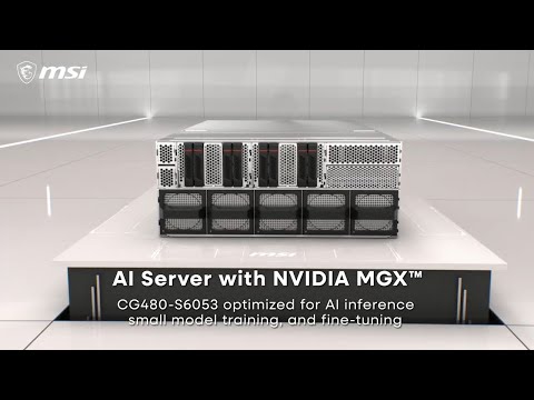 NVIDIA MGX AI Server CG480-S6053 | MSI thumbnail