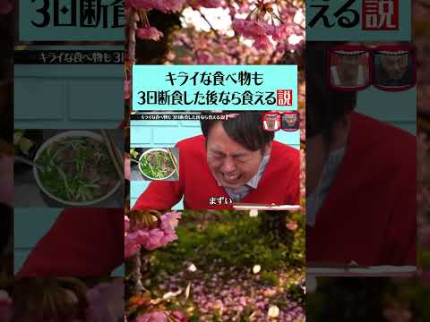 キライな食べ物も3日断食した後なら食える説#水曜日のダウンタウン#検証動画#検証#検証系#説検証#浜田雅功#松本人志 #shorts #funny #お笑い#面白集#面白い#お笑い芸人 thumbnail