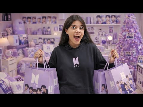Buying Only Purple Things for BTS!!? *Shopping for South Korea*  thumbnail