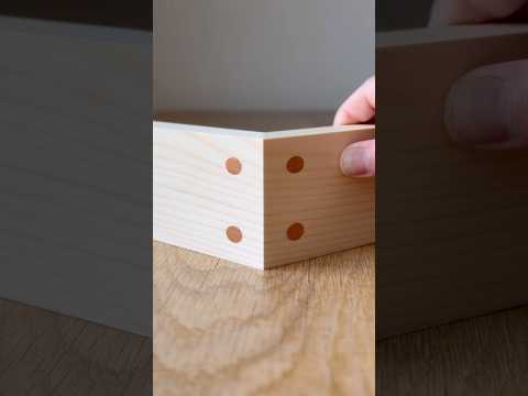 Why is this miter so strong? #shorts #woodworking #diy thumbnail