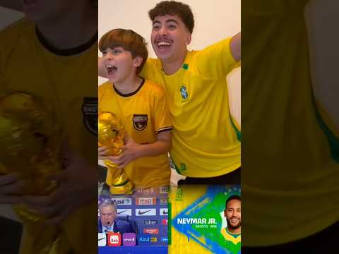 MEU IRMÃOZINHO SE EMOCIONOU COM A CONVOCAÇÃO DO NEYMAR!! thumbnail