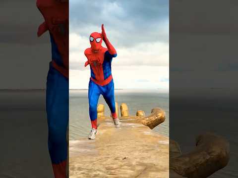 Spider-Man to the rescue😱 #spiderman thumbnail