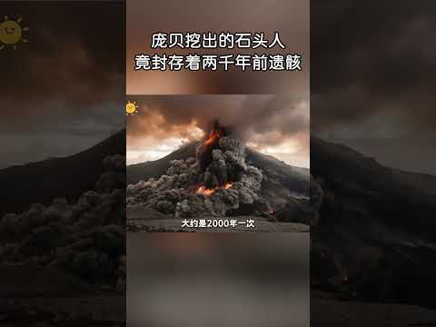 龐貝出土奇特石像，內部封存兩千年前遺骸！#shorts | #紀錄片 #有趣  #creative thumbnail