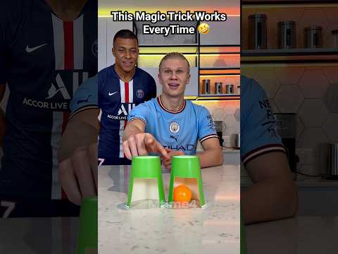 Haaland and Mbappé Failed the Magic Trick 😂💀 #football #haaland #parody thumbnail