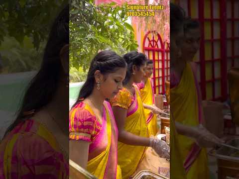 Eating Chilli Chicken and Mutton Biryani at Sangeet Function in Vijaywada| Sangeet Eventz #shorts thumbnail