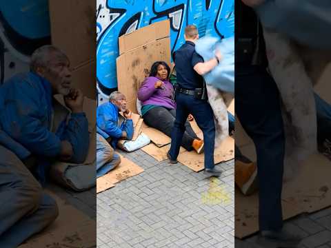 Generous Officers Surprised The Strangers With Fresh Food #shorts #kindness thumbnail