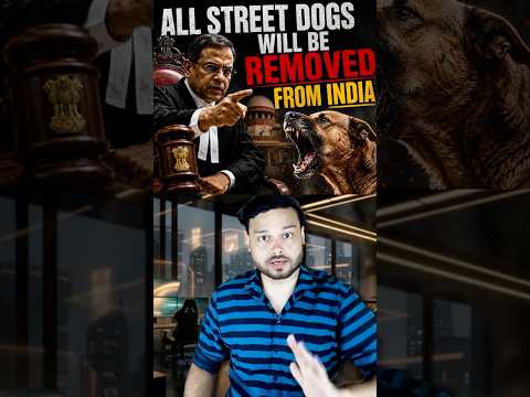 FULL War On Street Dogs By Supreme Court of India - Biggest Indian PUBLIC Reform #shorts thumbnail