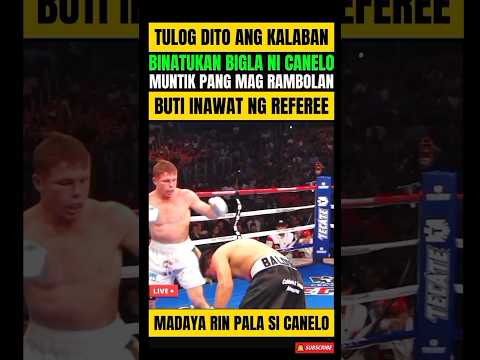 CANELO ALVAREZ! MADAYA RIN PALA! KALABAN BIGLANG BINATUKAN, TULOG! thumbnail