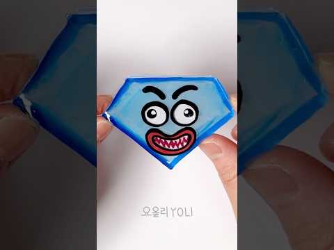 다이아몬드 💎 테이프 말랑이 만들기 - DIY Diamond 💎(from Save The Shapes) with Nano Tape Bubbles! #roblox thumbnail