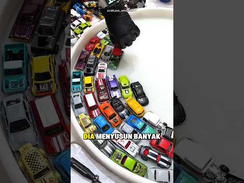 Mobil-mobilan lama disulap jadi dekorasi estetik pakai resin bening#shortvideo thumbnail