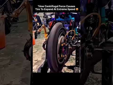 "How Centrifugal Force Causes Tire To Expand At Extreme Speed 😍 thumbnail