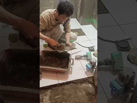 Tile installation P8796#shorts thumbnail