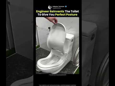 Engineer Reinvents the Toilet for Perfect Posture! 🚽💡 thumbnail