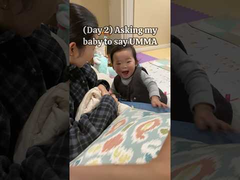 (Day 2) Asking my baby to say UMMA thumbnail
