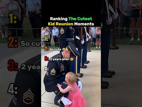 Ranking The Cutest Kid Reunion Moments #soldier thumbnail