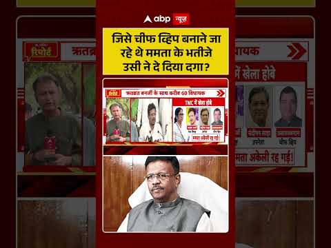 West Bengal News | जिसे चीफ व्हिप बनाने जा रहे थे ममता के भतीजे उसी ने दे दिया दगा | Mamata Banerjee thumbnail
