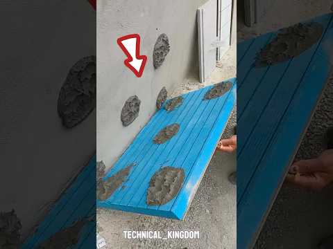 ceramic coating thermal insulation | cladding panel installation 😲✨#construction #shorts thumbnail