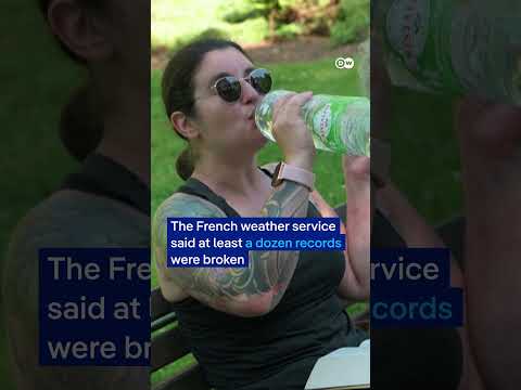 Record-breaking temperatures bake Europe | DW News thumbnail