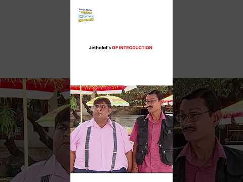 Jethalal’s OP introduction ! #tmkoc #funny #comedy #taarakmehta #jethalal #daya thumbnail