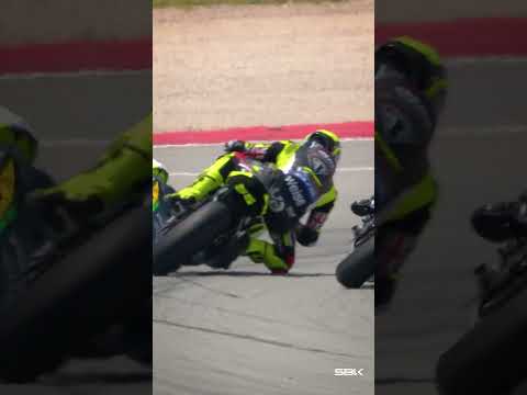 David Salvador is taken out by Bartolini in Race 2‼️ | 2026 #AragonWorldSBK🇪🇸 thumbnail