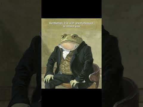 This gentleman frog needs to inform you about something thumbnail