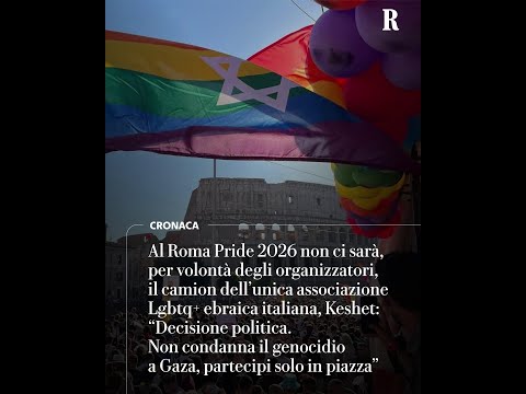 Lgbtq+ ebrei, un caso al Roma Pride: “Escluso il nostro carro, così veniamo discriminati” thumbnail